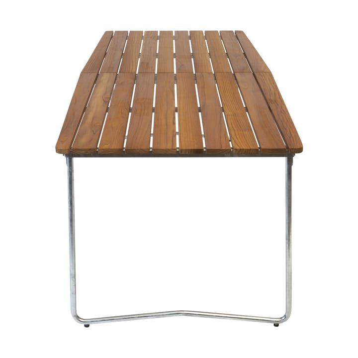 Table B31 Esstisch 230 cm, Teak unbehandelt- Beine verzinkt Grythyttan Stålmöbler
