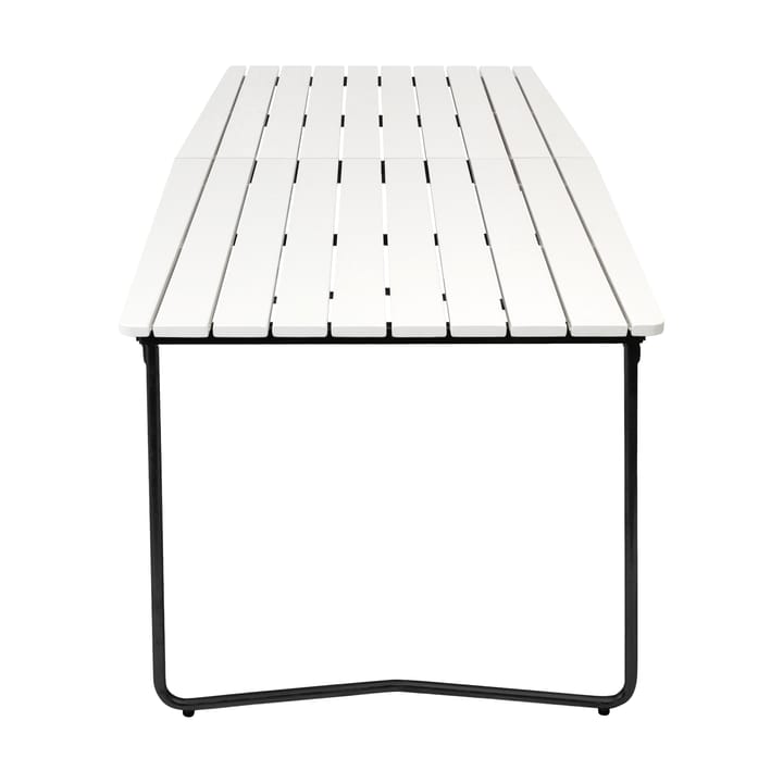 Table B31 Esstisch 230 cm, Weiß lackierte Eiche-Schwarz Grythyttan Stålmöbler