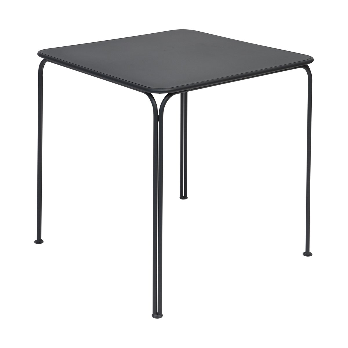 Grythyttan Stålmöbler Table Libelle Tisch 70x70 cm Graphitgrau