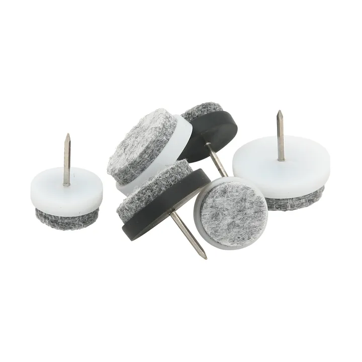 Guardian Filzgleiter mit Nagel Ø20 mm 8er-Pack - Schwarz - Guardian