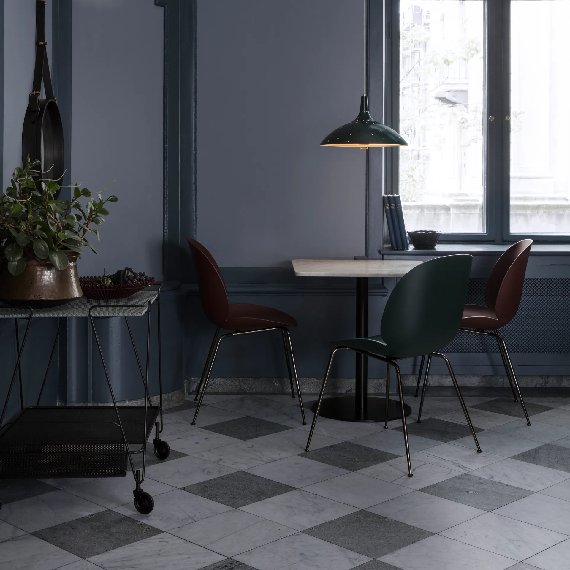 1965 Pendelleuchte, Bistro green GUBI