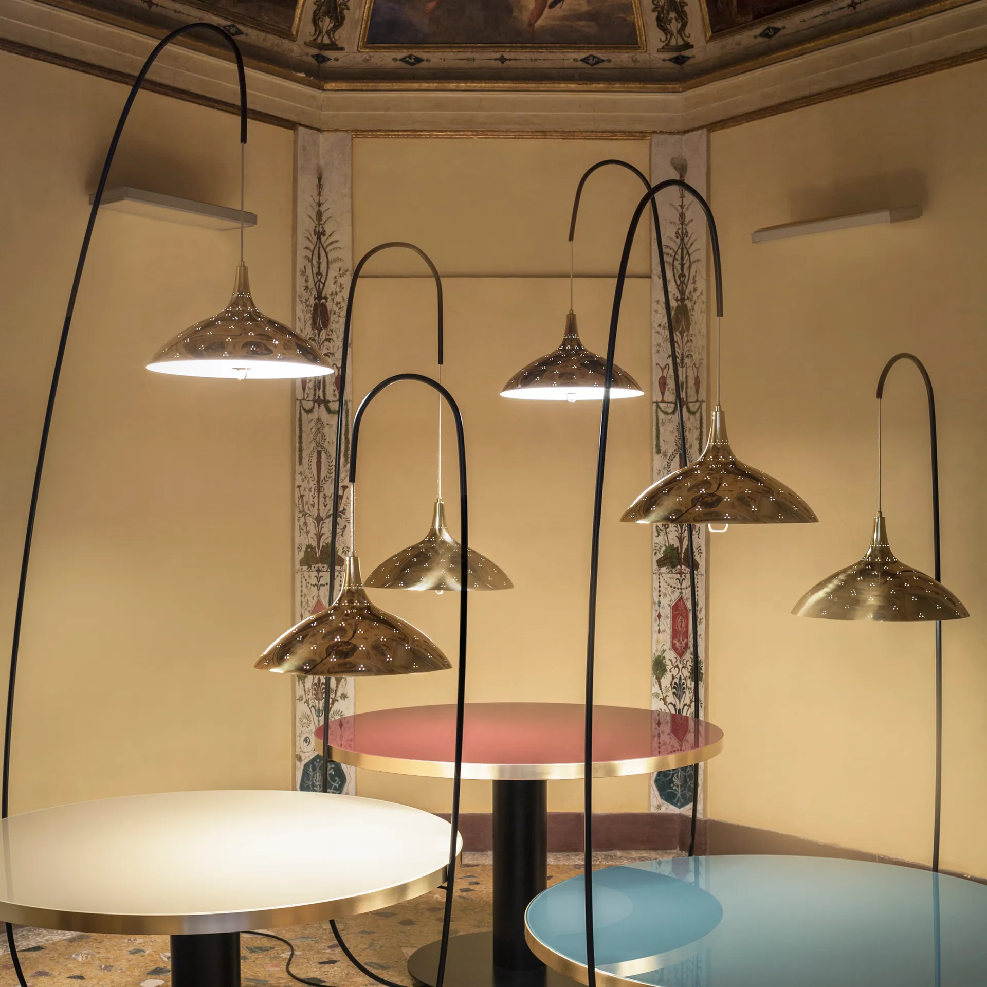 1965 Pendelleuchte, Brass GUBI