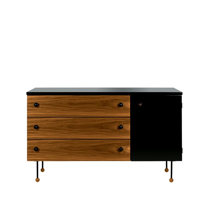 62 Dresser Kommode - American walnut, 3 Schubladen - GUBI