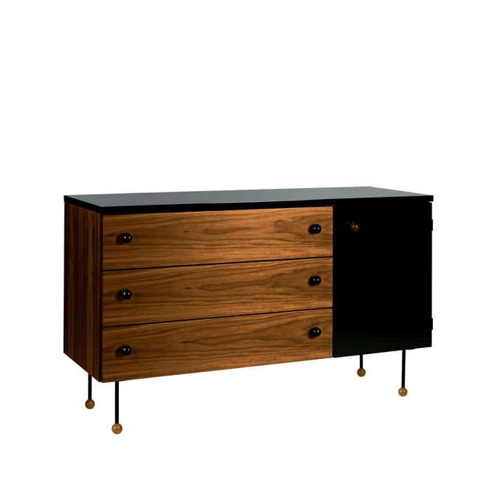 62 Dresser Kommode - American walnut, 3 Schubladen - GUBI