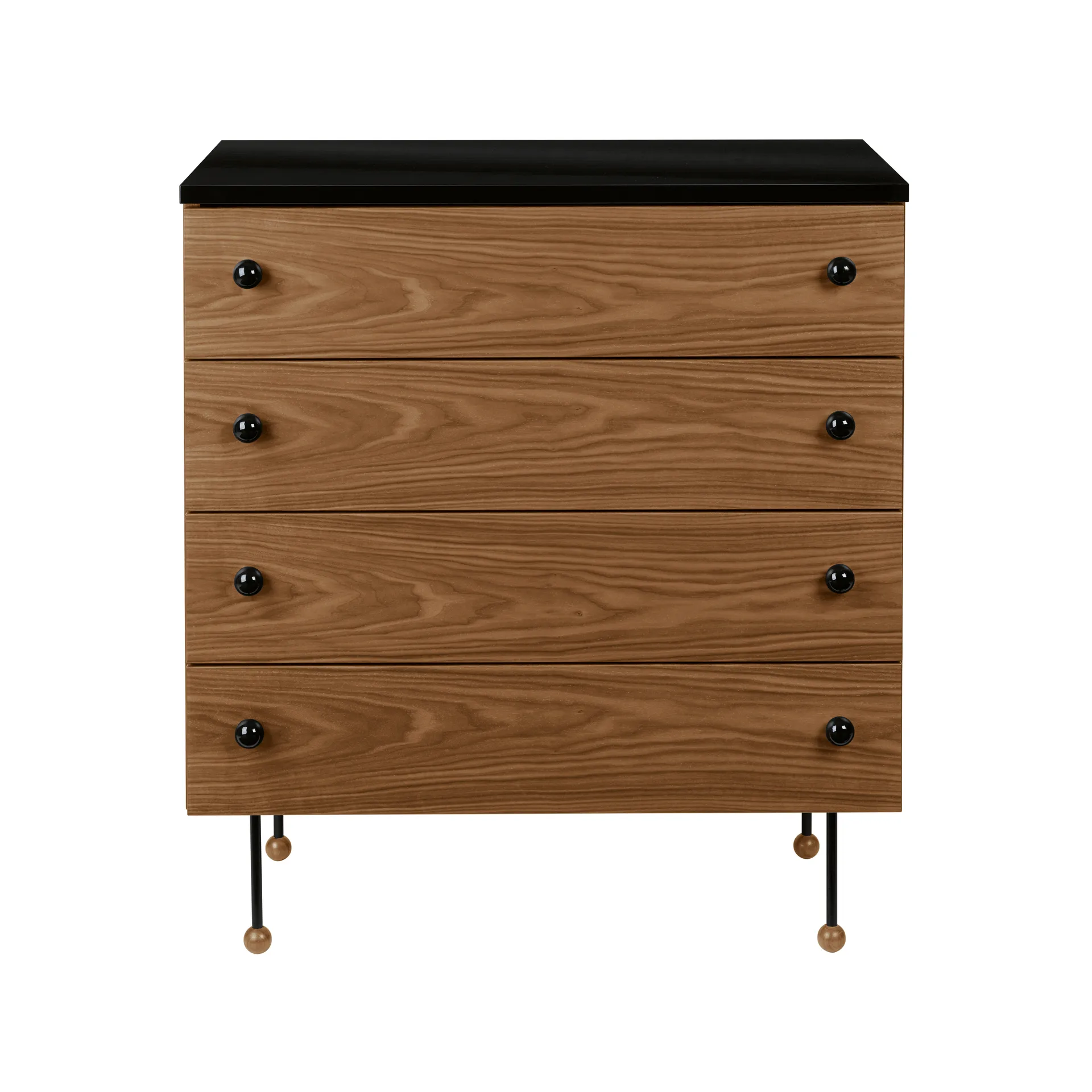 62 Dresser Kommode, American walnut, 4 Schubladen GUBI