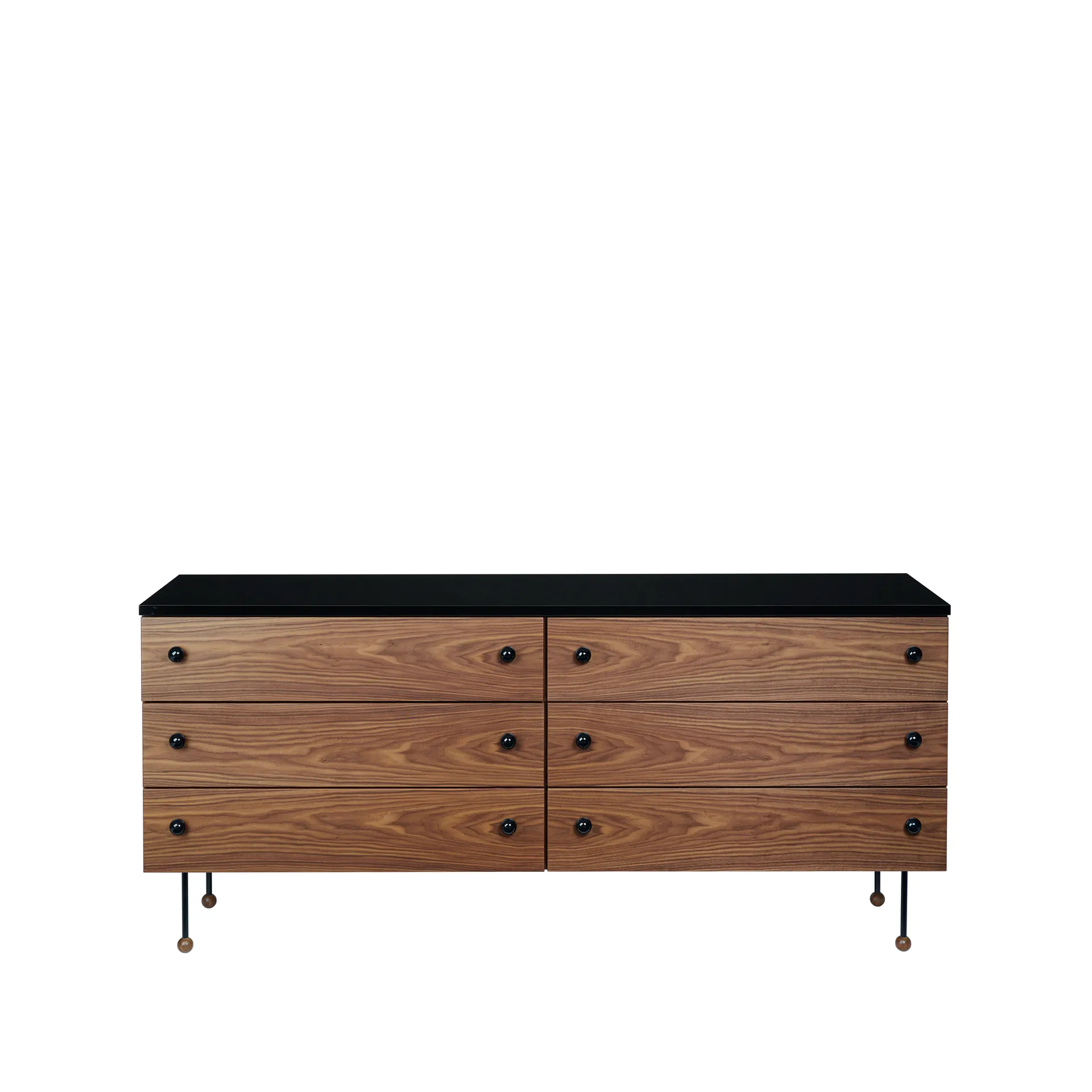 62 Dresser Kommode, American walnut, 6 Schubladen GUBI
