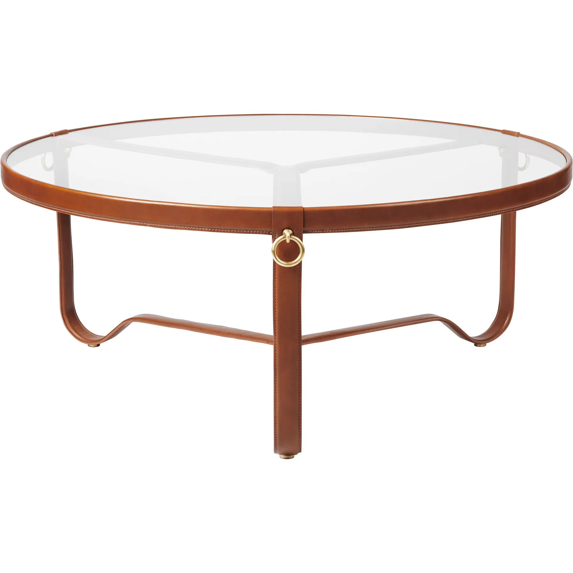 Adnet Couchtisch Ø100cm, Tan GUBI