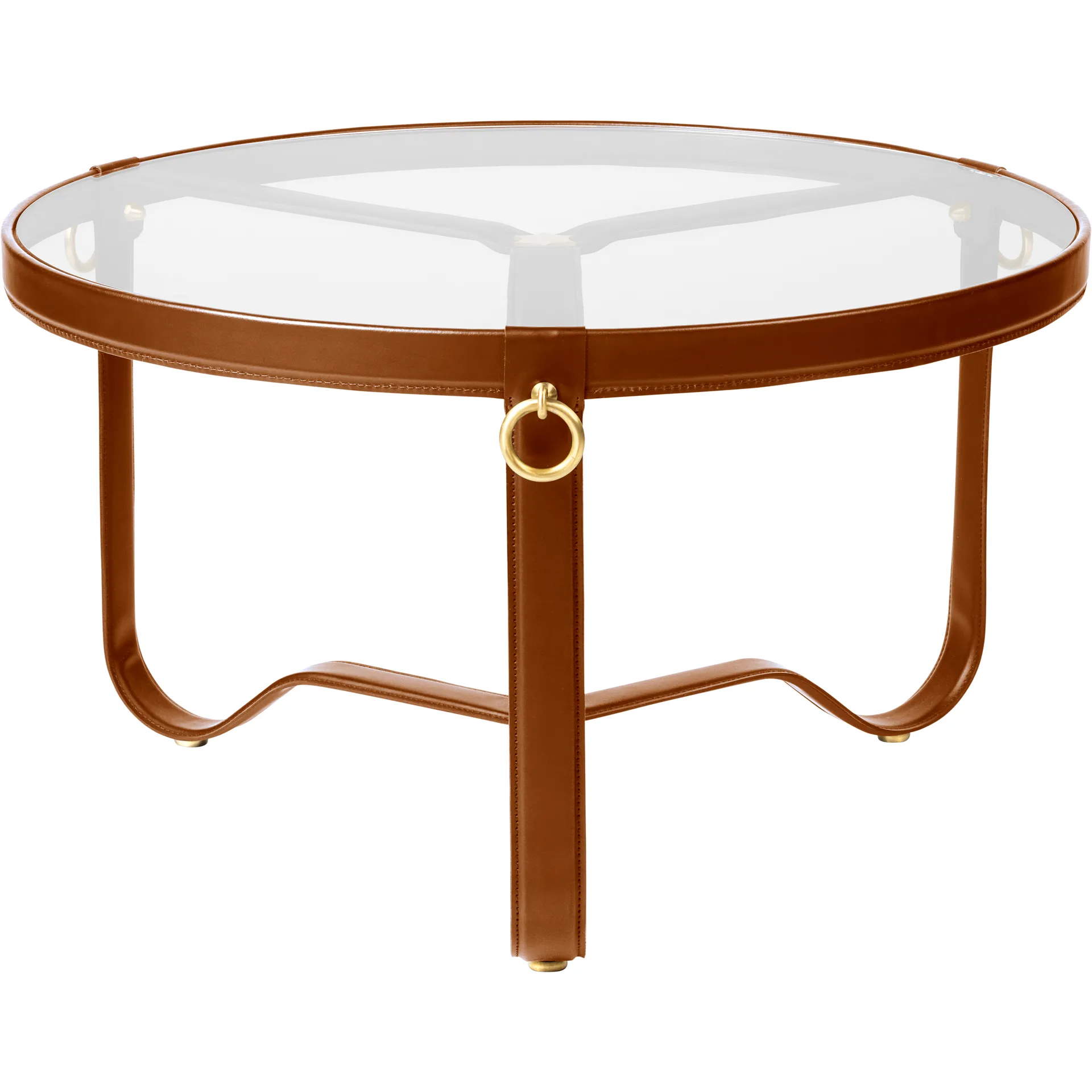 Adnet Couchtisch Ø70cm, Tan GUBI