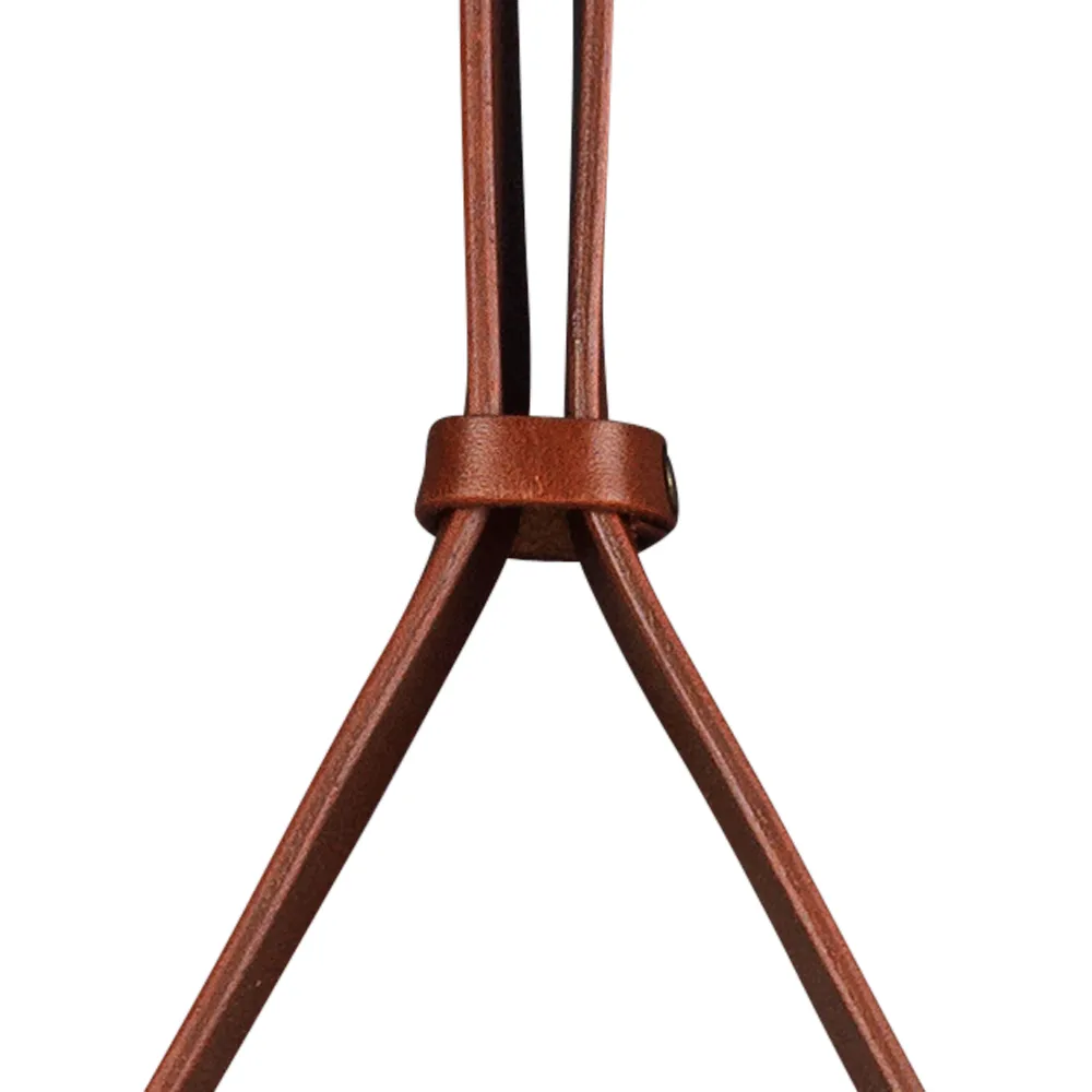 Adnet Runder Spiegel, Brown, large GUBI