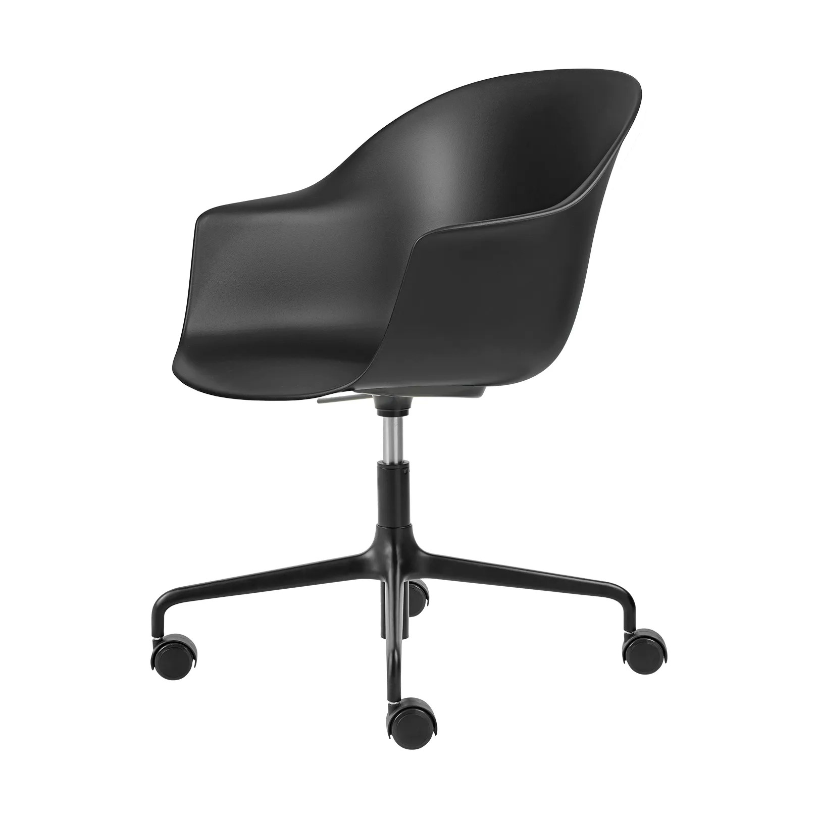 Bat Meeting Chair Bürostuhl, Black-black GUBI