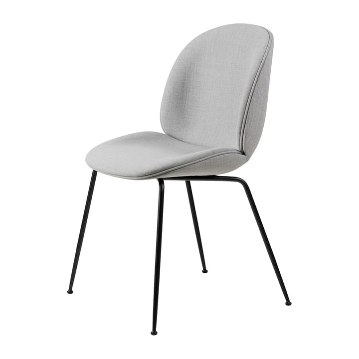 Beetle dining chair fully upholstered conic base - Remix  3 nr.123-black - GUBI