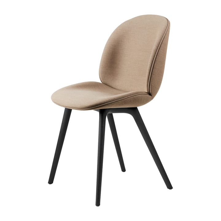 Beetle dining chair fully upholstered-plastic base - Remix  3 nr.233-black - GUBI