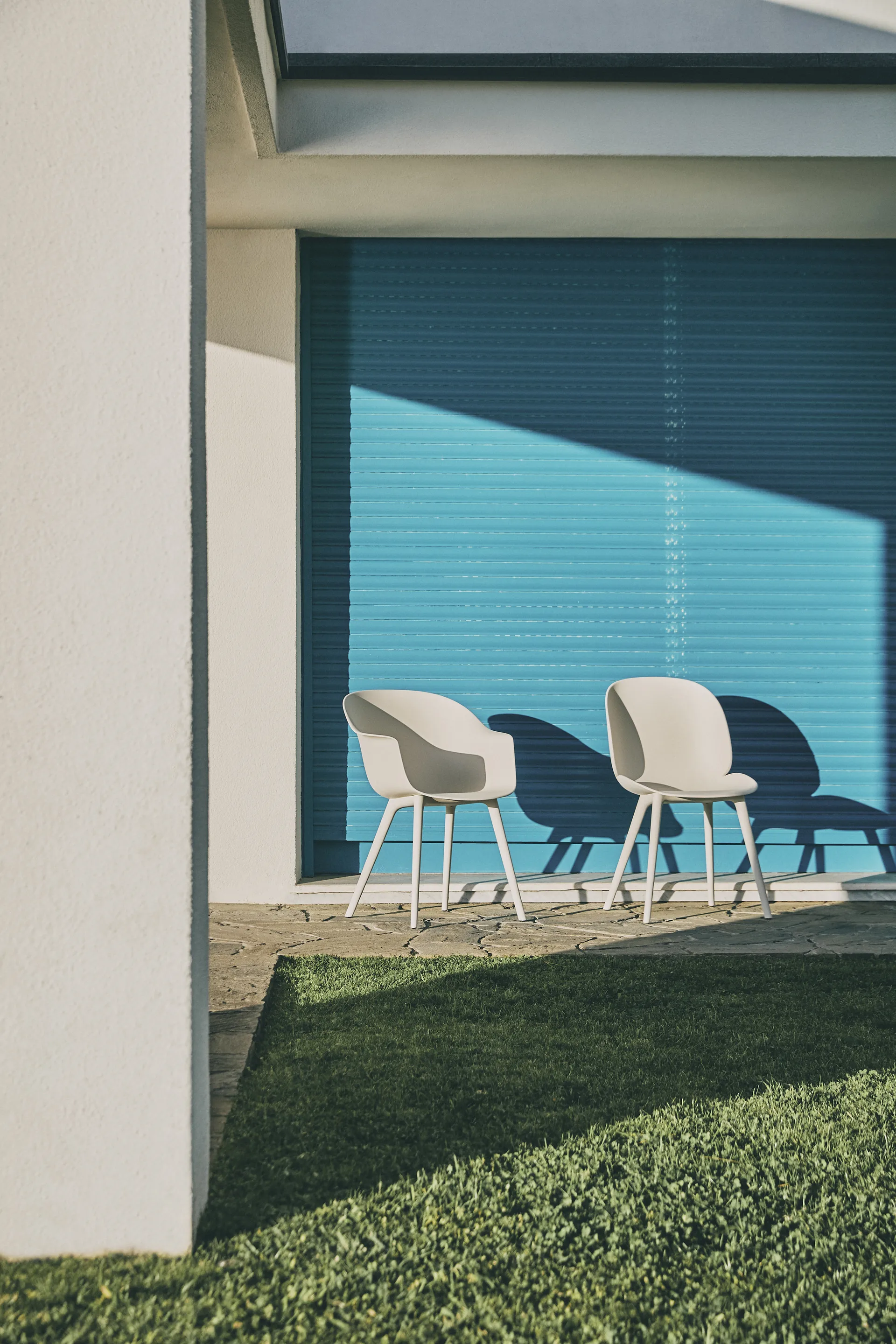 Beetle Dining Outdoor Stuhl, Alabaster white GUBI