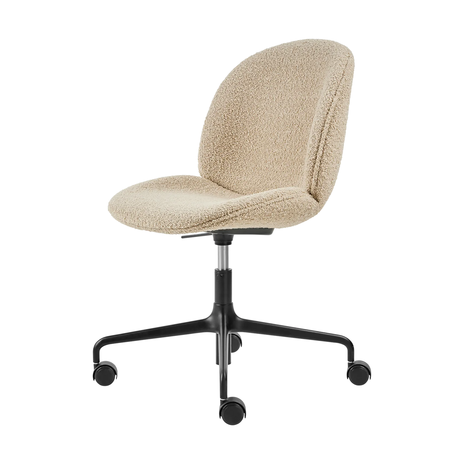 Beetle Meeting Chair Bürostuhl vollständig gepolstert, Karakorum dedar 003-schwarze Beine GUBI