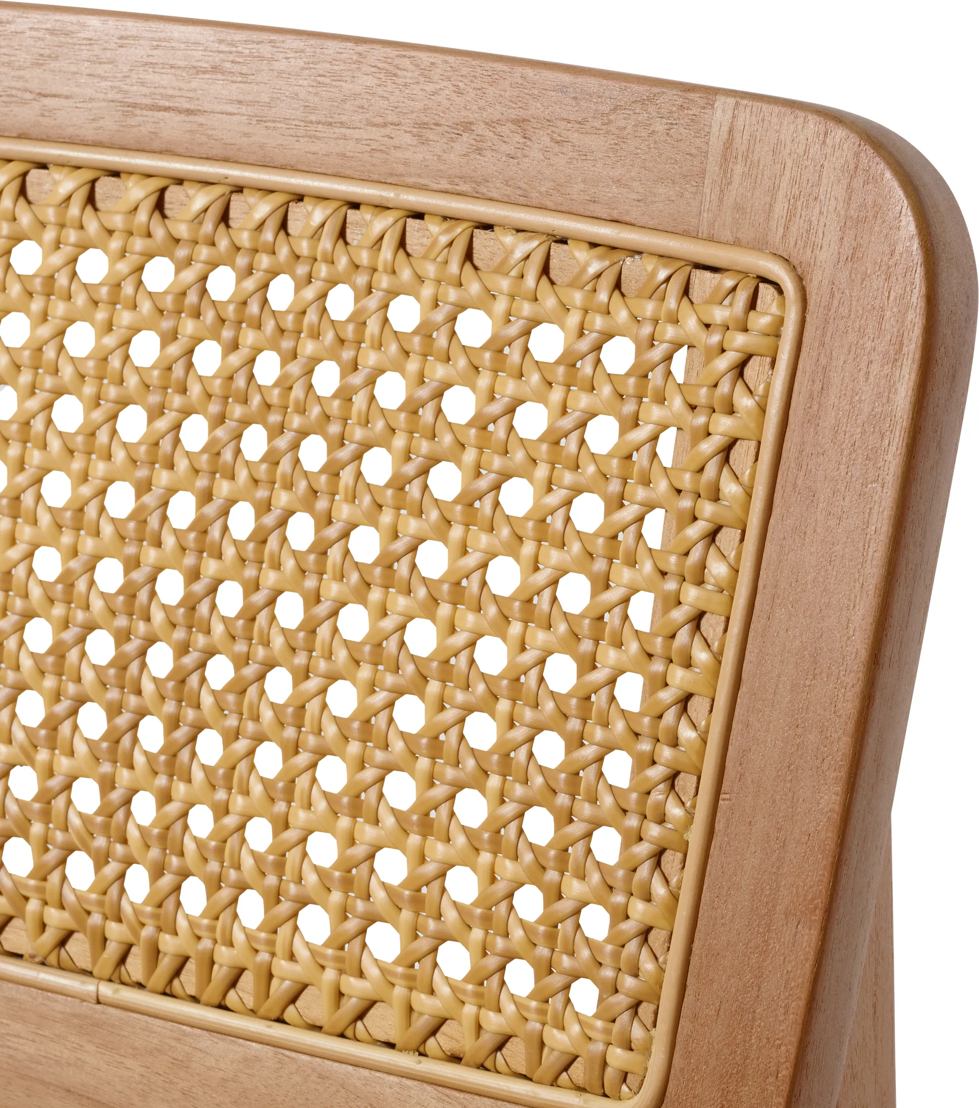 C-chair Outdoor Stuhl, All french cane-natural teak GUBI