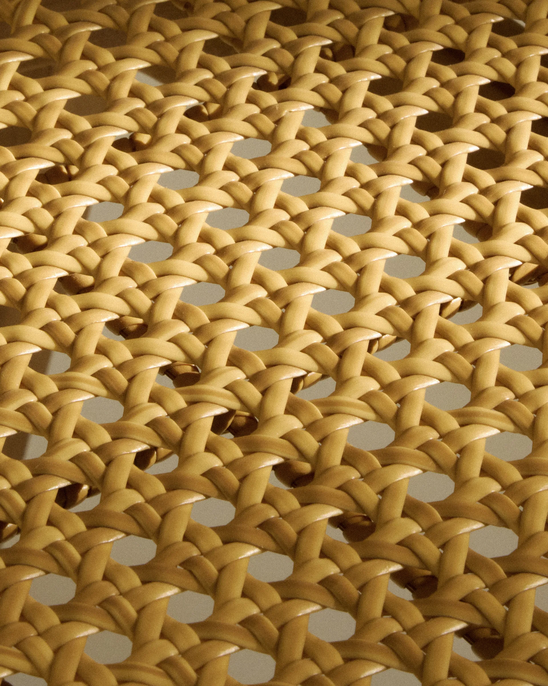 C-chair Outdoor Stuhl, All french cane-natural teak GUBI