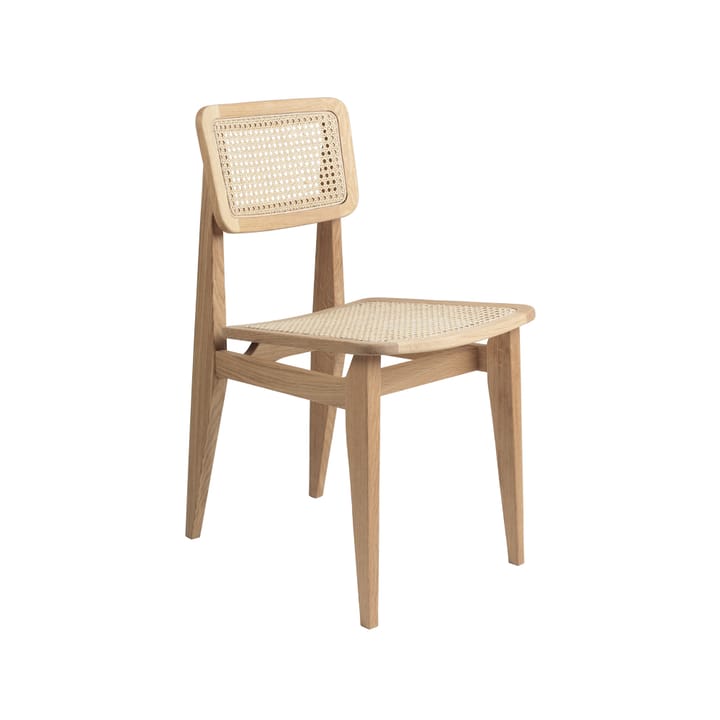 C-Chair Stuhl - Oak oiled, Rattan - Gubi