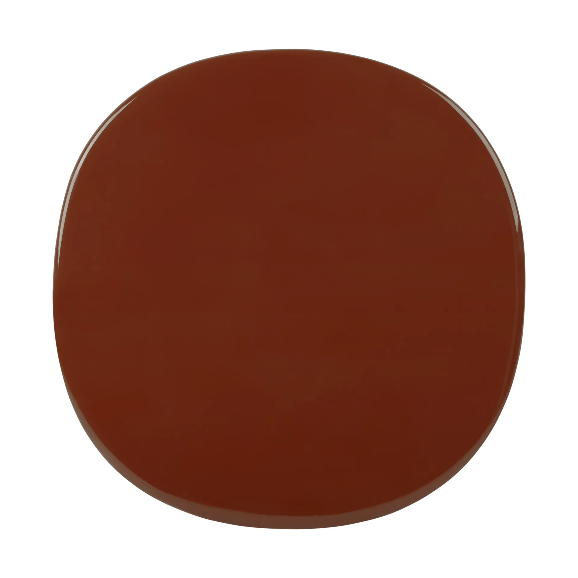 Carmel Bistro Esstisch 75x75 cm, Rock red-black semi matt GUBI