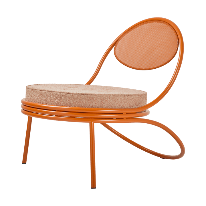 Copacabana Outdoor Lounge Chair gepolsterter Sitz - Lorkey limonta 44-international orange - GUBI