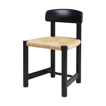 Daumiller Side Chair Stuhl - Natural Rush-brown/black pine - GUBI