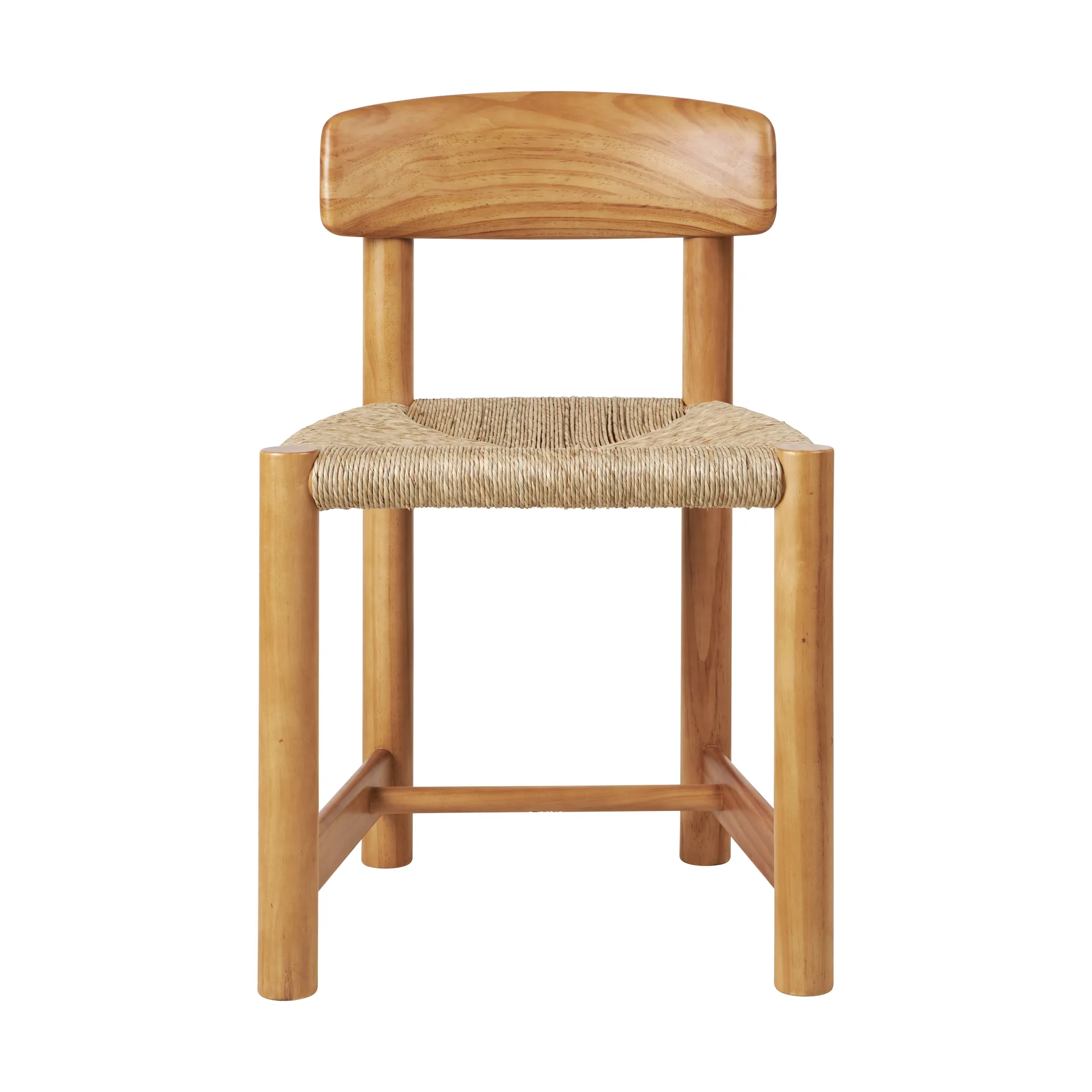 Daumiller Side Chair Stuhl, Natural Rush-golden pine GUBI