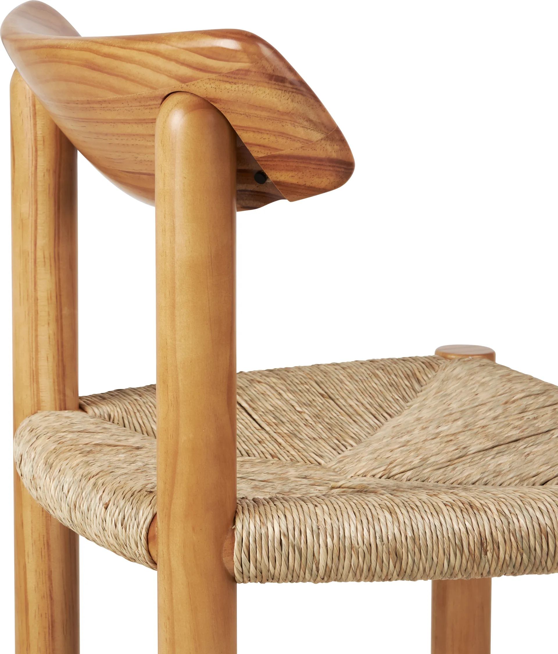 Daumiller Side Chair Stuhl, Natural Rush-golden pine GUBI
