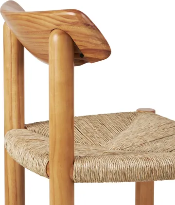 Daumiller Side Chair Stuhl - Natural Rush-golden pine - GUBI