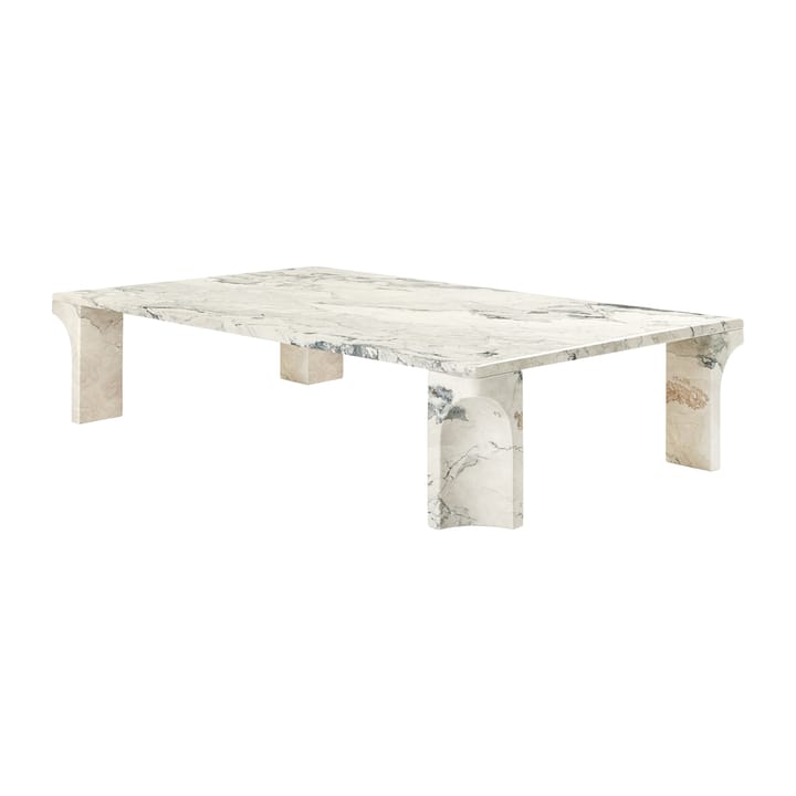 Doric Couchtisch 80 x 140 cm, Electric Grey GUBI