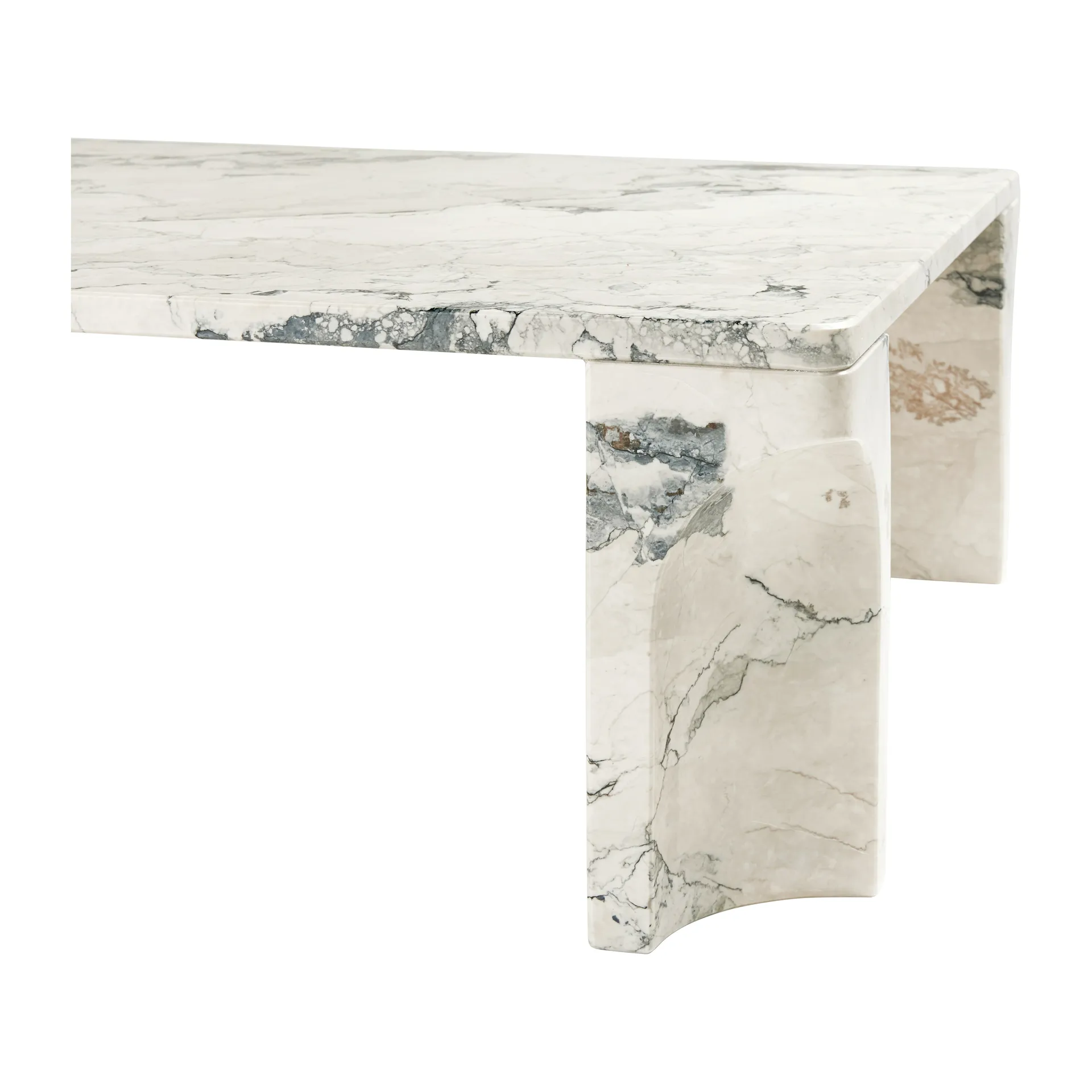 Doric Couchtisch 80 x 140 cm, Electric Grey GUBI