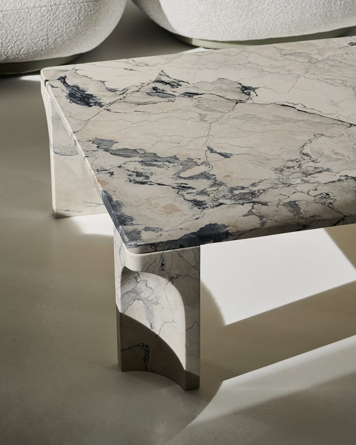 Doric Couchtisch 80 x 140 cm, Electric Grey GUBI