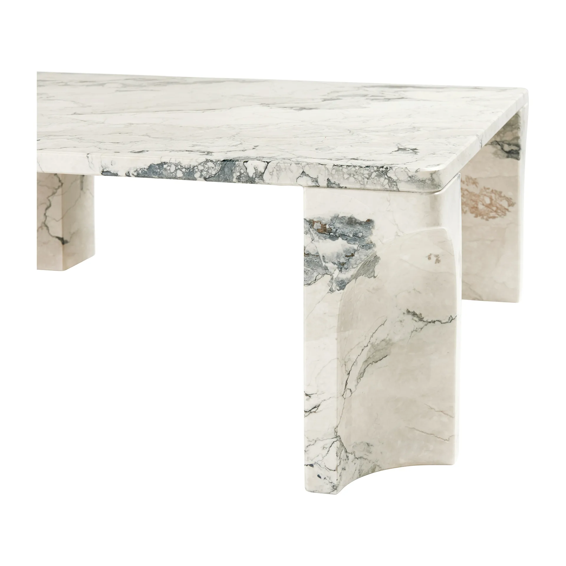 Doric Couchtisch 80 x 80 cm, Electric Grey GUBI