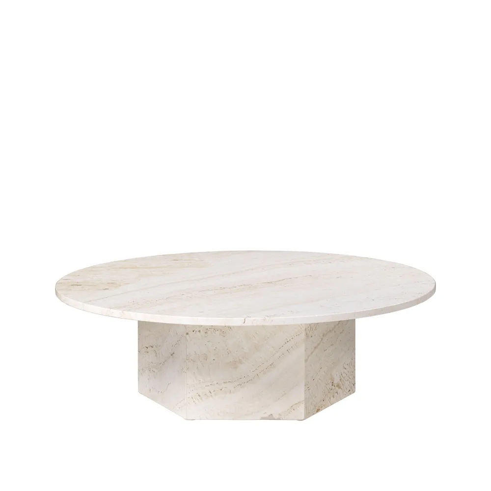 Epic Couchtisch, White, Ø110 GUBI