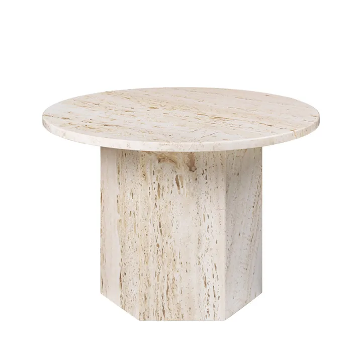 Epic Couchtisch - White, Ø60 - GUBI