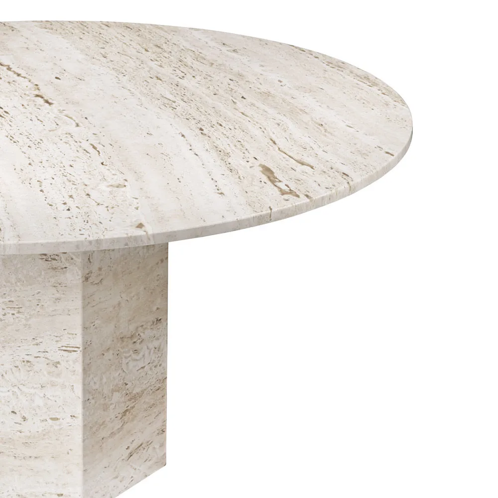 Epic Couchtisch, White, Ø60 GUBI