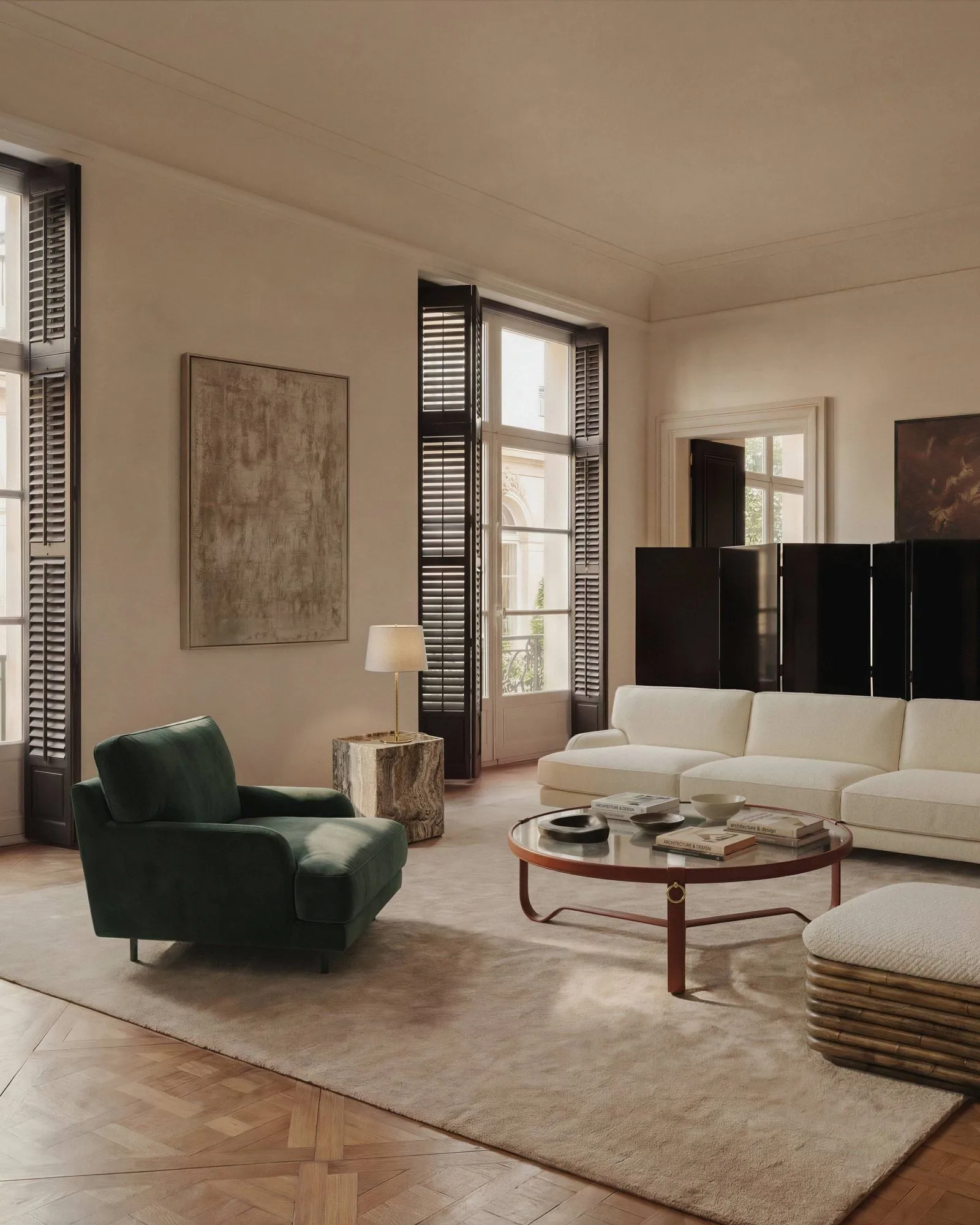 Flaneur Loungesessel, Asator 0984-matt schwarz GUBI