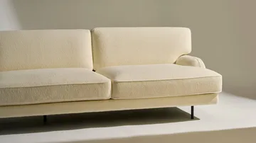 Flaneur Sofa 3-Sitzer - Bouclé-matt Schwarz - GUBI