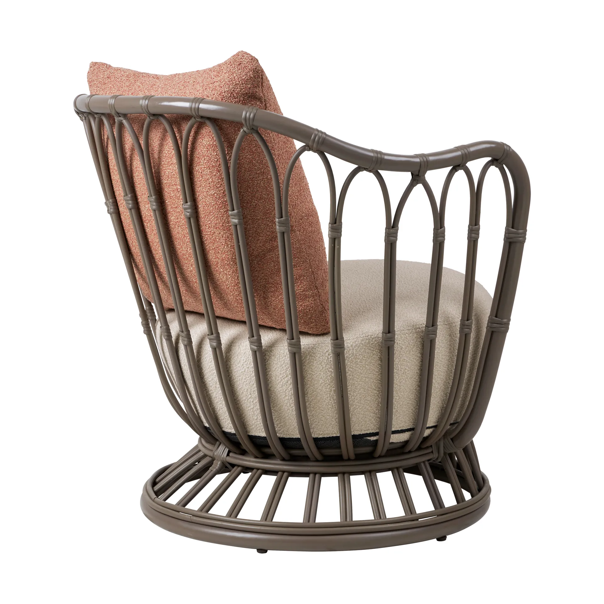 Grace Outdoor Lounge Stuhl, Lorkey Limonta 41-44-mushroom gray GUBI