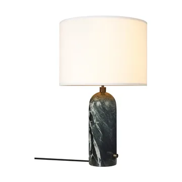 Gravity L Tischleuchte - Emerald marble-white - GUBI