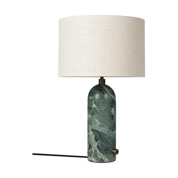 Gravity S Tischleuchte - Emerald marble-canvas - GUBI