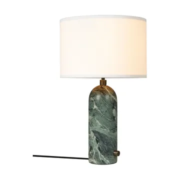 Gravity S Tischleuchte - Emerald marble-white - GUBI