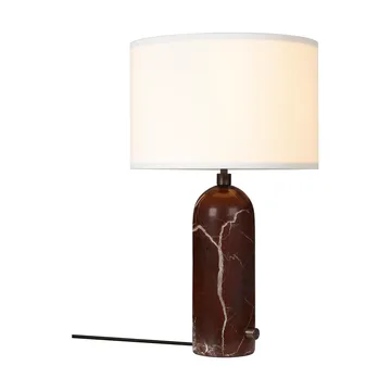 Gravity S Tischleuchte - Maroon marble-white - GUBI