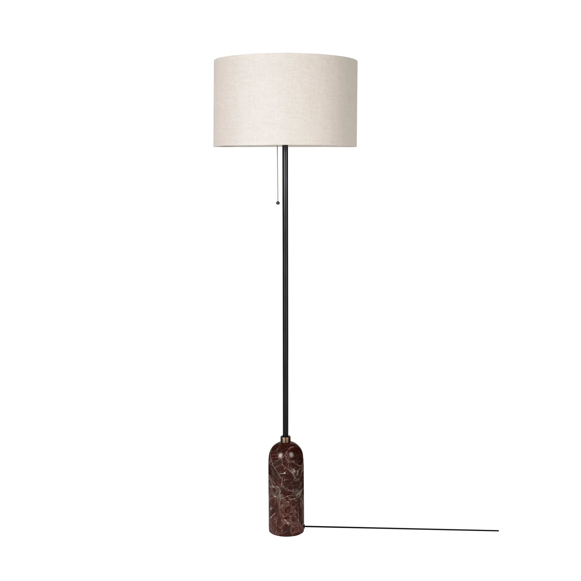 Gravity Stehleuchte, Maroon marble-canvas GUBI