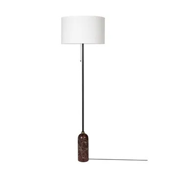 Gravity Stehleuchte - Maroon marble-white - GUBI