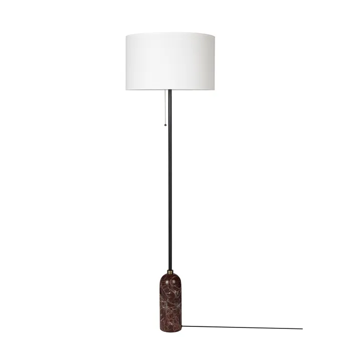 Gravity Stehleuchte - Maroon marble-white - GUBI