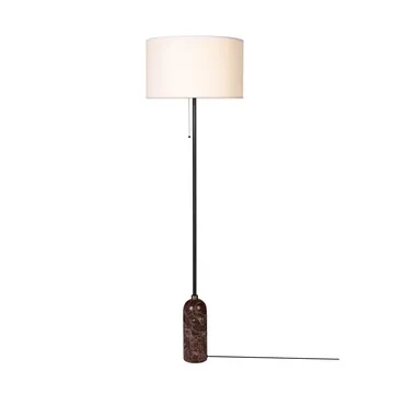 Gravity Stehleuchte - Maroon marble-white - GUBI
