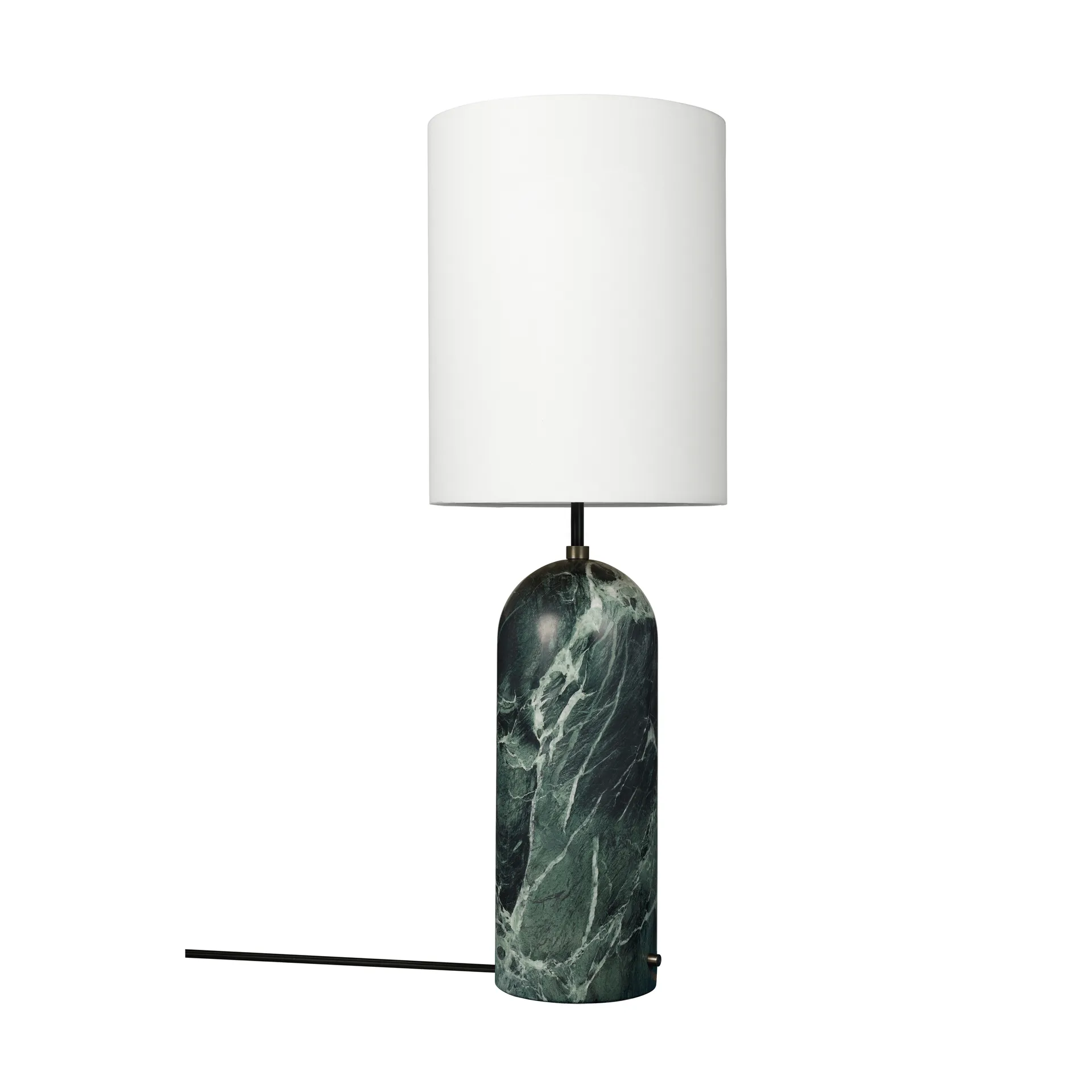 Gravity XL Stehleuchte, Emerald marble-white GUBI