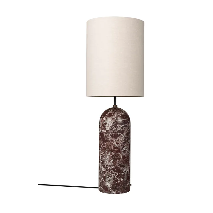 Gravity XL Stehleuchte - Maroon marble-canvas - GUBI