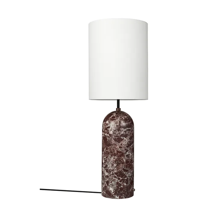 Gravity XL Stehleuchte - Maroon marble-white - GUBI