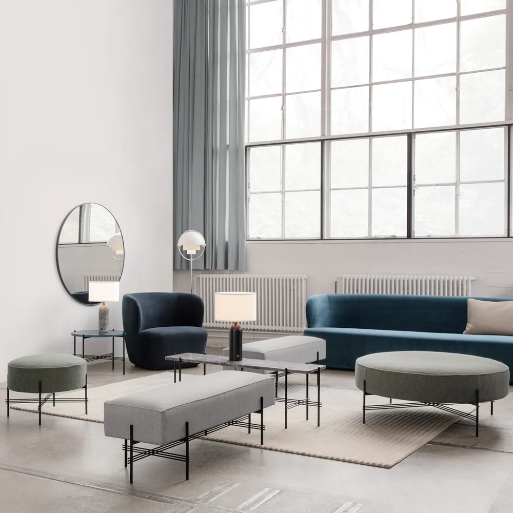 Gubi Spiegel, Polished brass GUBI