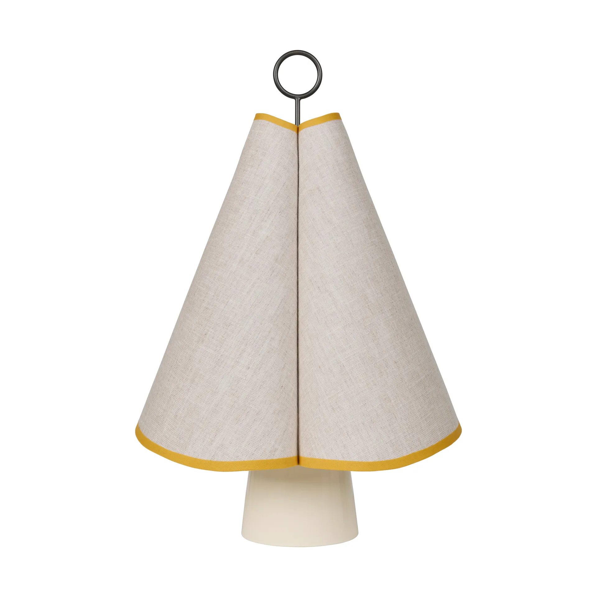 Hornbæk tragbare Tischlampe, Poppy yellow GUBI